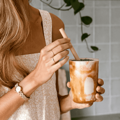 Bamboo Straws: Set of 4