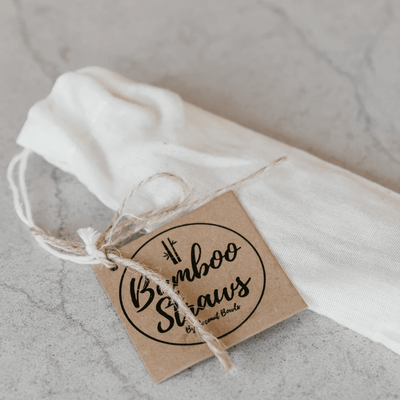 Bamboo Straws: Set of 4