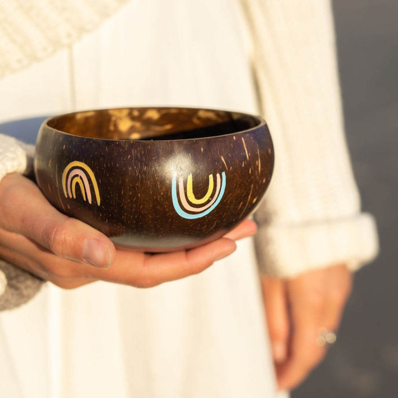 Kids Rainbow Coconut Bowls