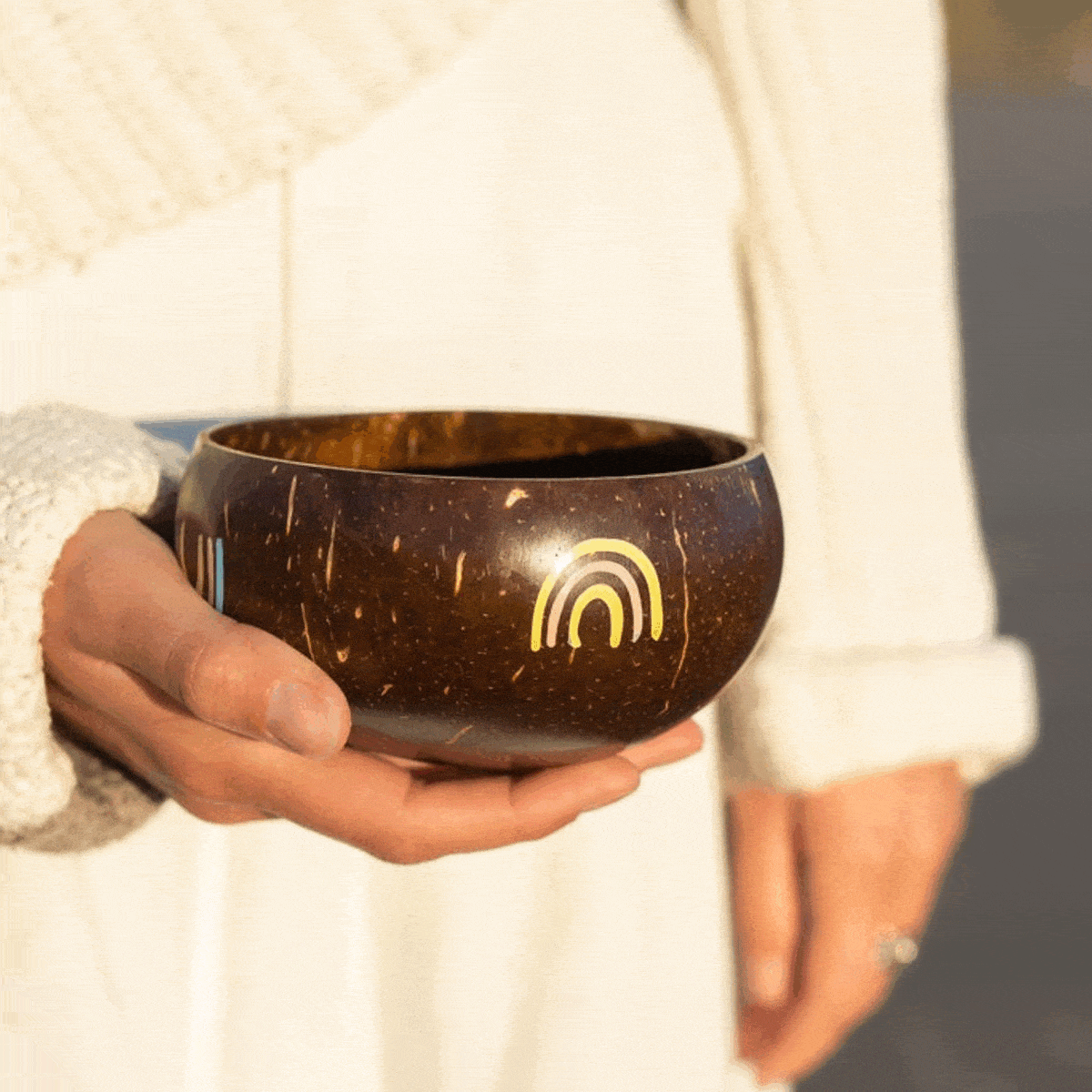 Kids Rainbow Coconut Bowls