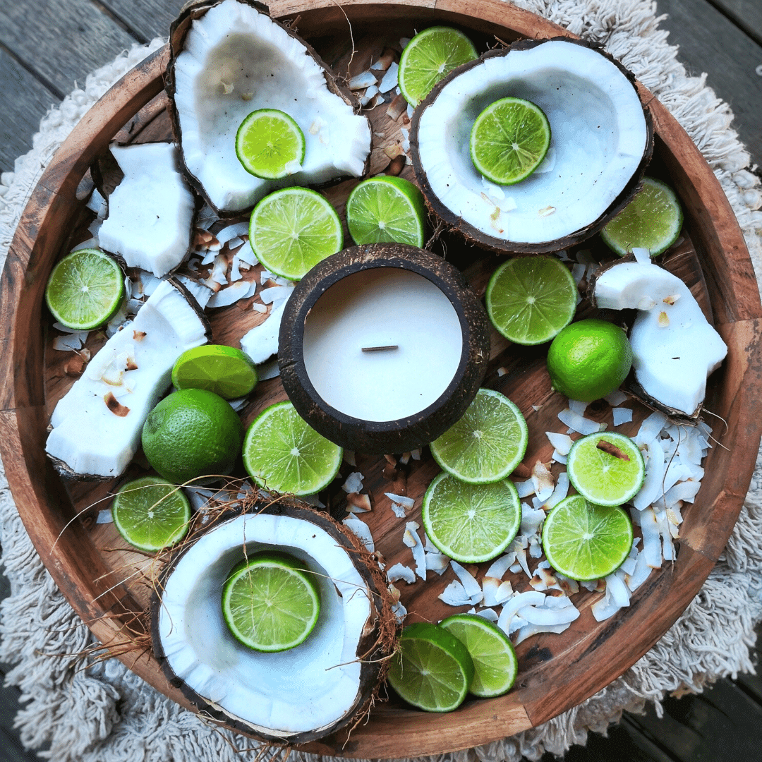 Coconut Lime Soy Candle by Coconut Bowls