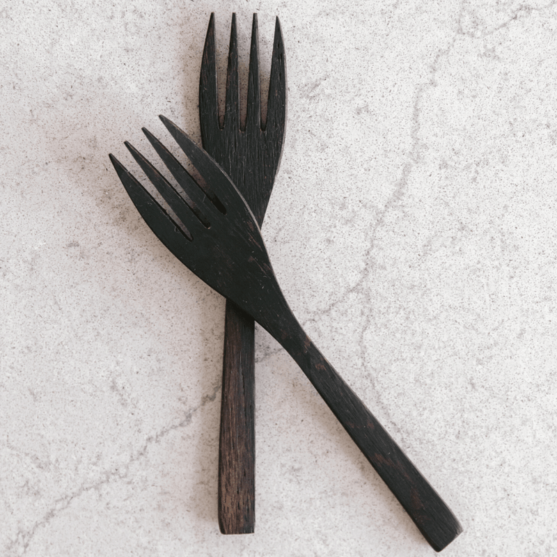 Wooden Buddha Fork by Coconut Bowls