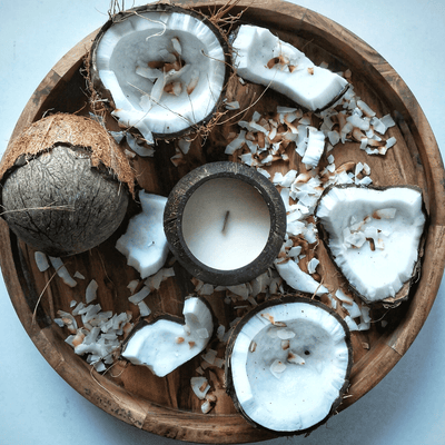 Toasted Coconut Candle by Coconut Bowls