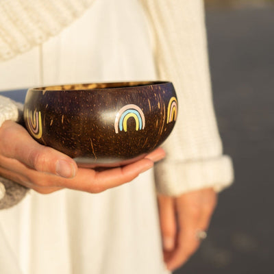 Kids Rainbow Coconut Bowls