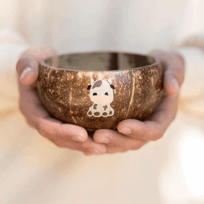 I Love Animals Coconut Bowl